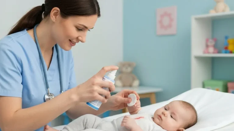 Bezpieczne stosowanie Octenisetpu na skaleczeniu niemowlaka - porada pediatry